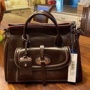 Dooney & Bourke Florentine Toscana Small Front Pocket Satchel